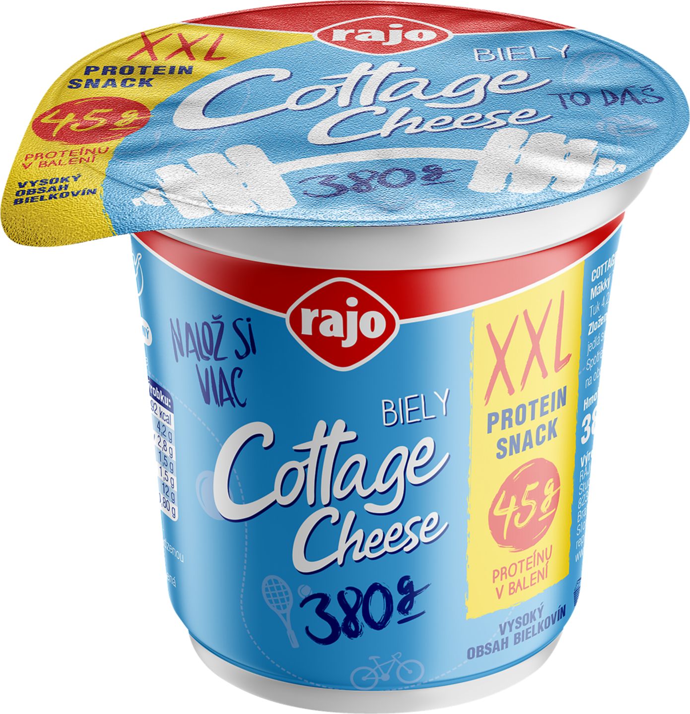 Rajo Cottage Cheese Mäkký čerstvý syr