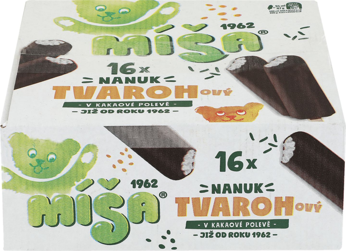 Míša Mrazený krém tvarohový