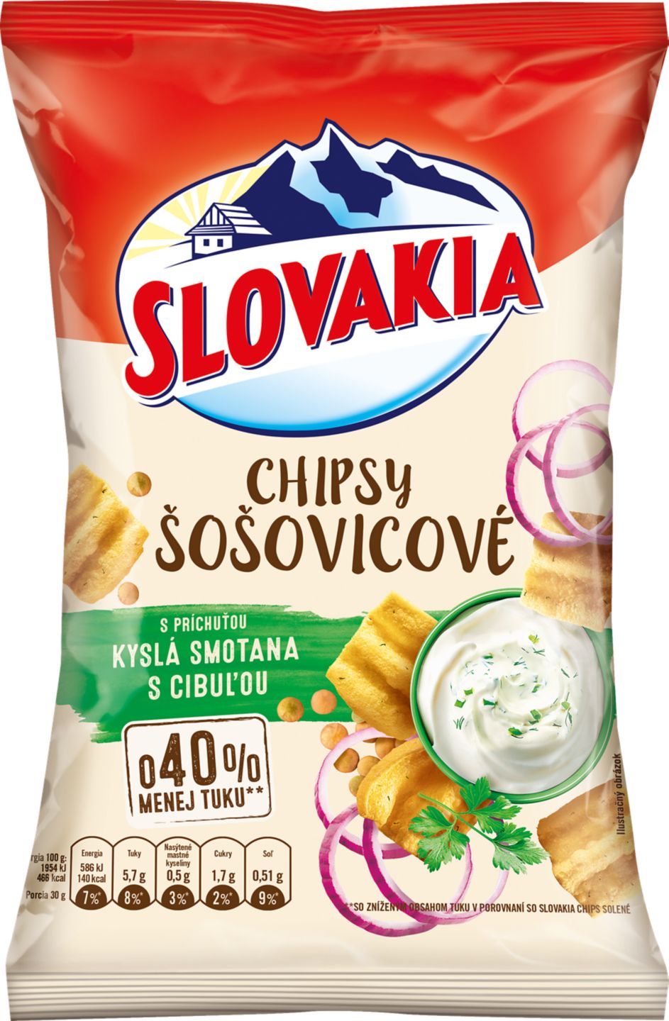 Slovakia Šošovicové chipsy