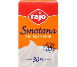 Rajo Smotana na šľahanie trvanlivá