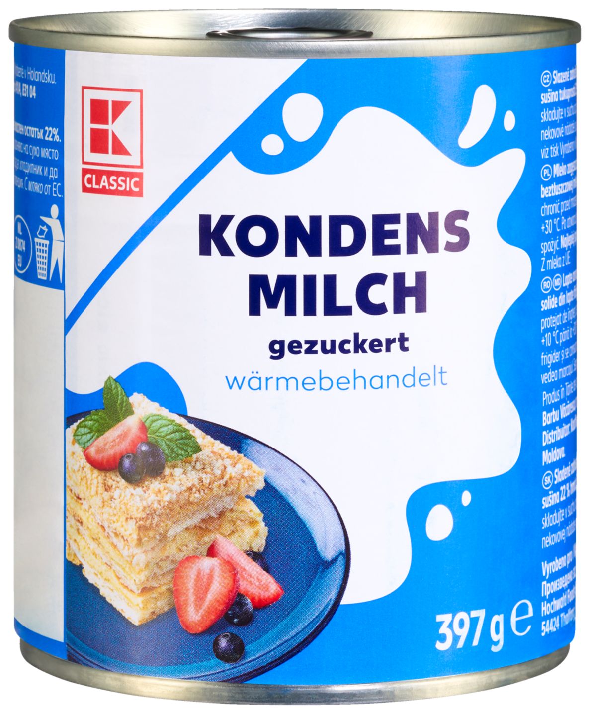 K-Classic Zahustené mlieko