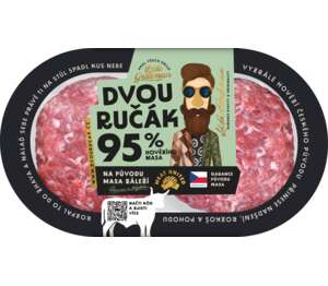 Hoväddzí burgersteak Dvouručák 2 x 165 g