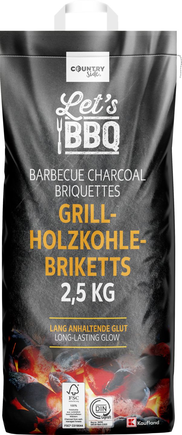 Countryside Let'sBBQ Grilovacie brikety