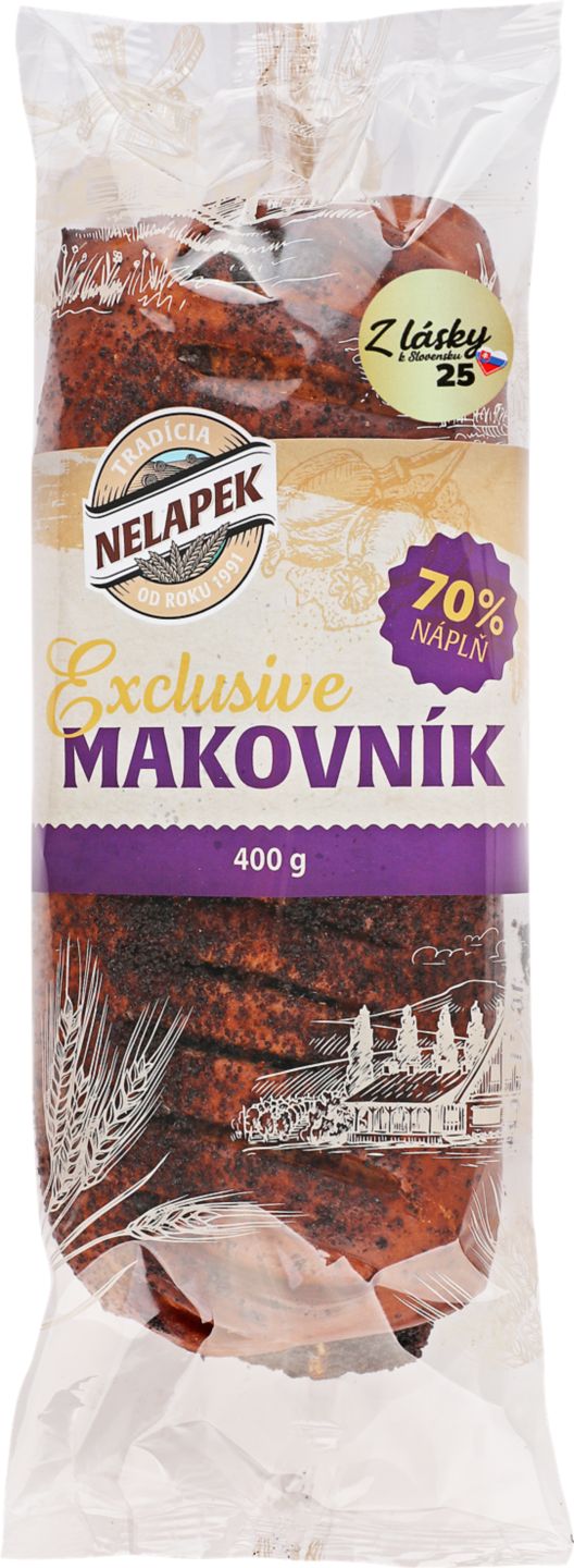 Nelapek Exclusive makový závin