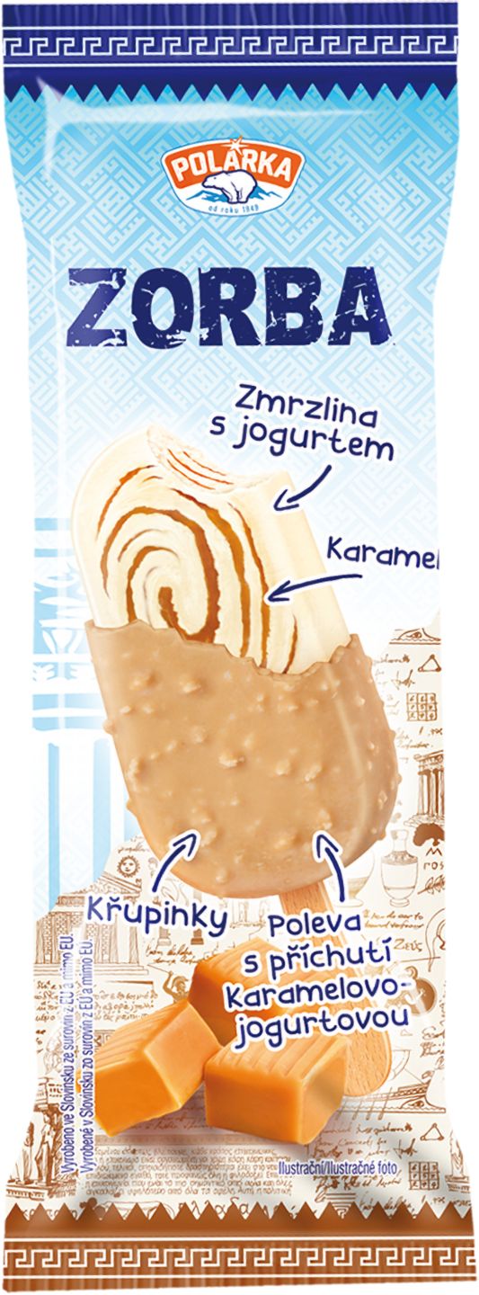 Zorba Mrazený krém karamelový