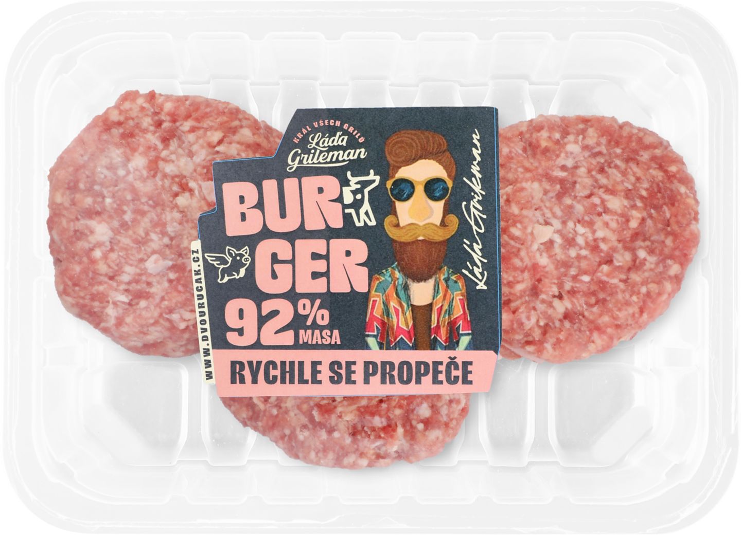 Burger z mix mäsa 960 g