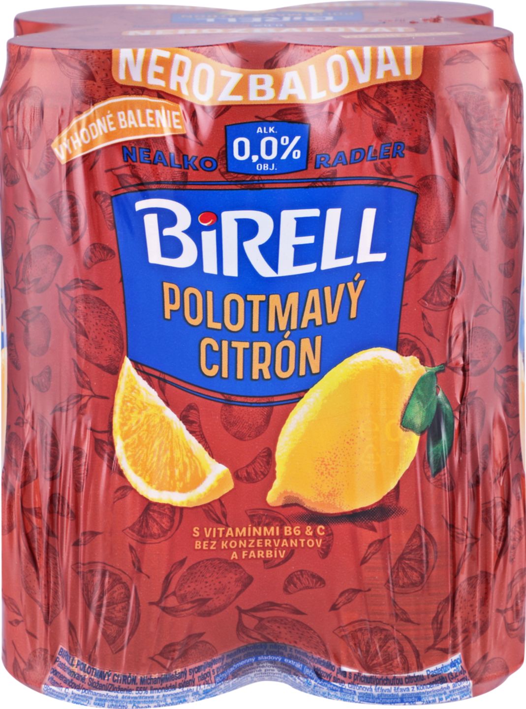 Birell Nealkoholický radler