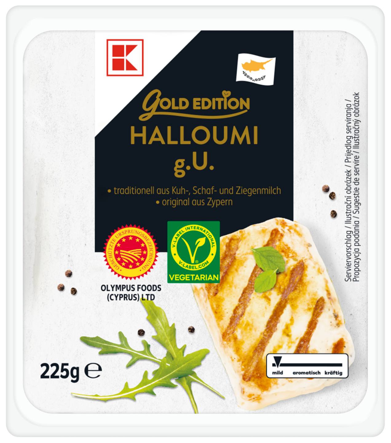 K-GOLD EDITION Halloumi 43 % 225 g