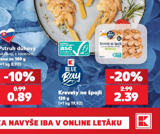 Krevety na špajli