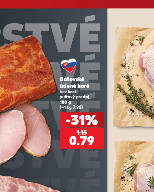 Baťovské údené karé