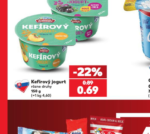 Kefírový jogurt