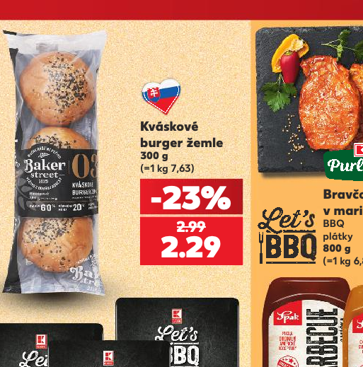 Kváskové burger žemle