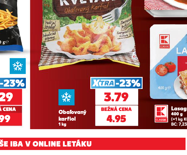 Obaľovaný karfiol