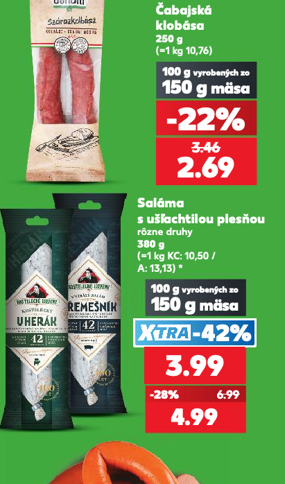 Saláma s ušľachtilou plesňou