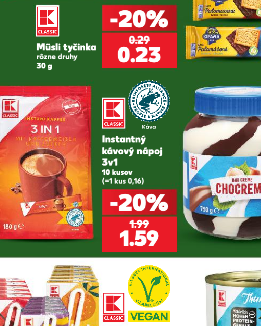 Instantný kávový nápoj 3v1
