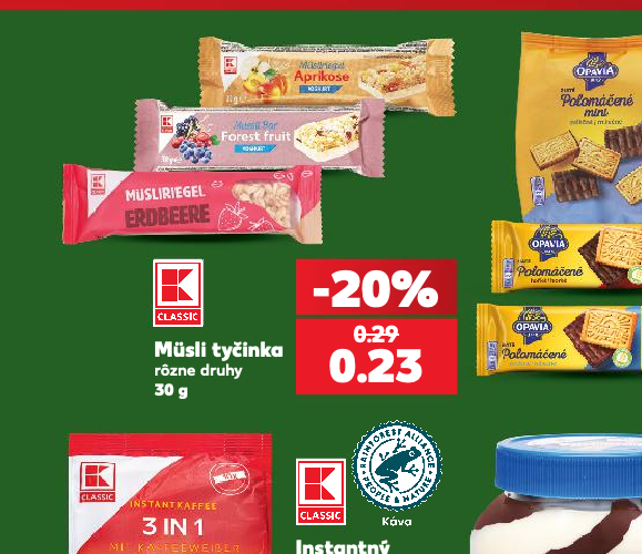 Müsli tyčinka