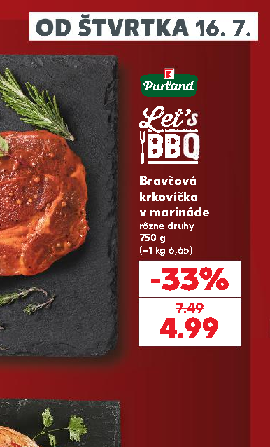 Bravčová krkovička v marináde