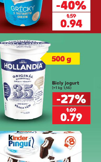 Biely jogurt