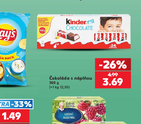 Čokoláda s náplňou