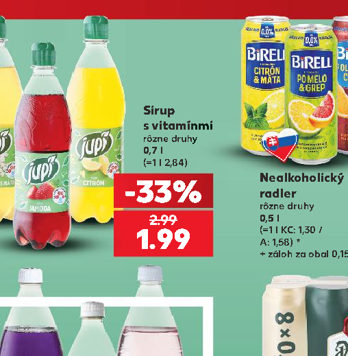Sirup s vitamínmi