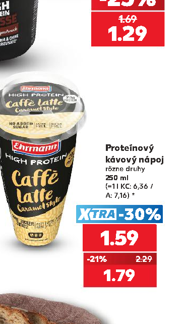 Proteínový kávový nápoj
