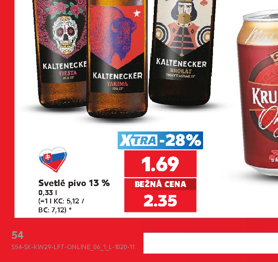 Svetlé pivo 13 %