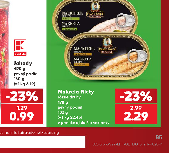Makrela filety