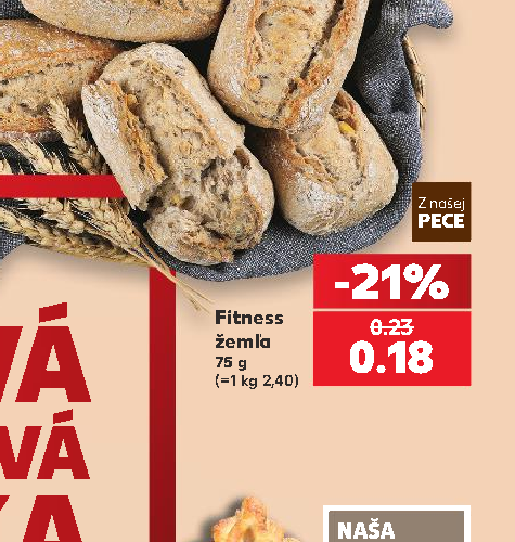 Fitness žemľa