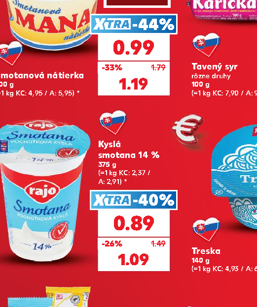 Kyslá smotana 14 %