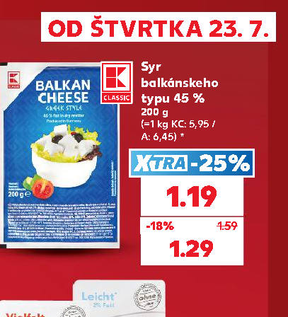 Syr balkánskeho typu 45 %