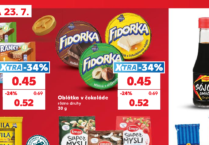 Oblátka v čokoláde