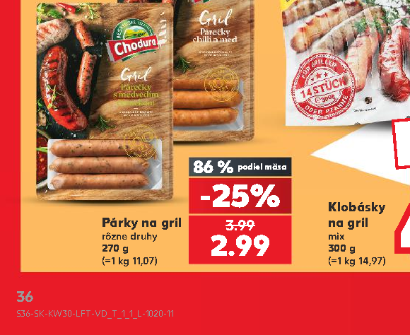 Párky na gril