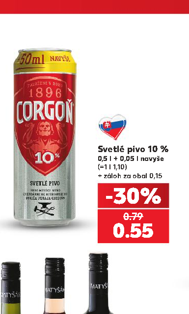 Svetlé pivo 10 %