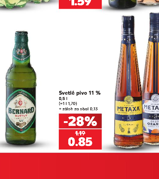Svetlé pivo 11 %