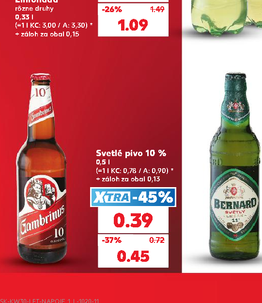 Svetlé pivo 10 %