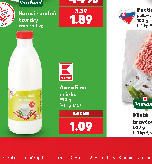 Acidofilné mlieko