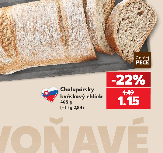 Chalupársky kváskový chlieb