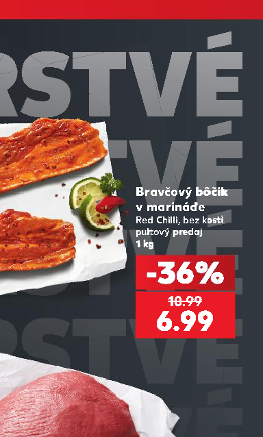 Bravčový bôčik v marináde