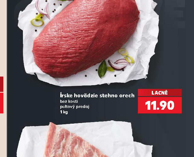 Írske hovädzie stehno orech