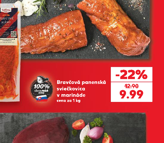 Bravčová panenská sviečkovica ssvviieeččkkoovviiccaa v vv marináde mmaarriinnááddee