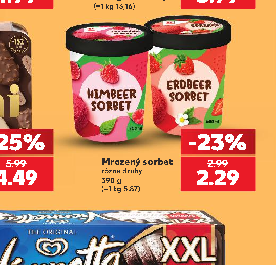 Mrazený sorbet