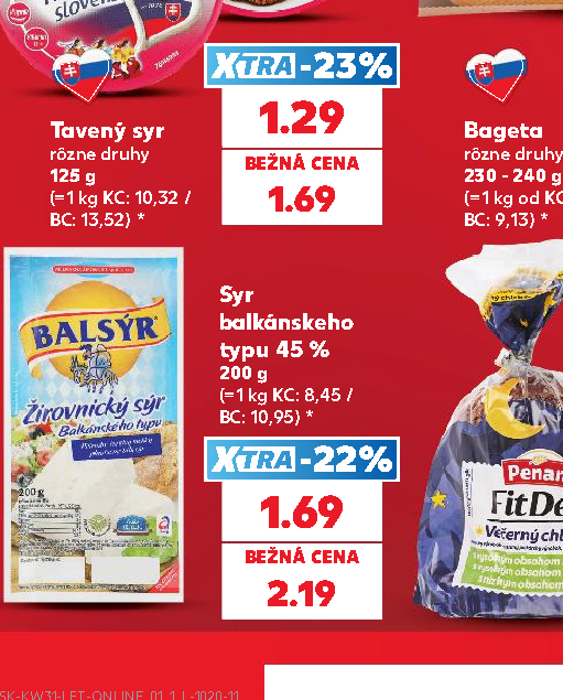 Syr balkánskeho typu 45 %