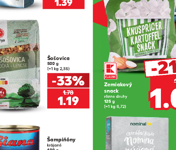 Zemiakový snack