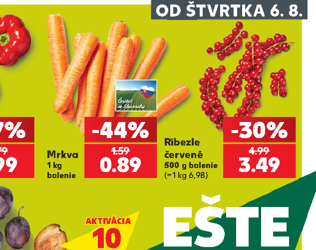 Ríbezle červené 500 g balenie