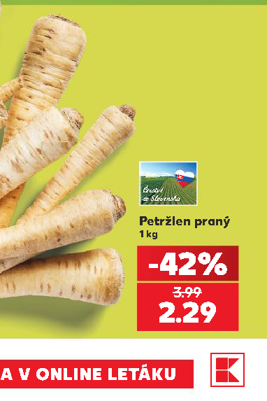 Petržlen praný