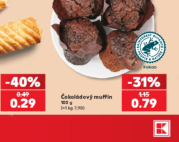 Čokoládový muffin