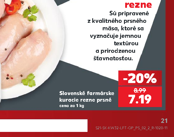 Slovenské farmárske kuracie rezne prsné