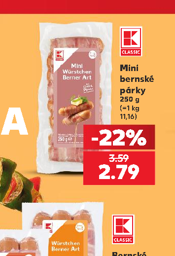Mini bernské párky