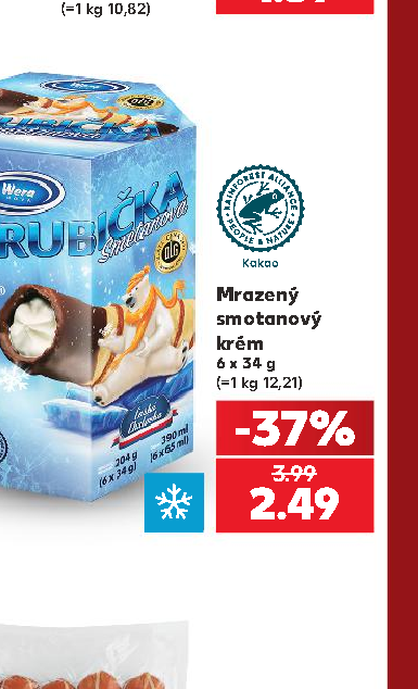 Mrazený smotanový krém