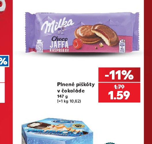 Plnené piškóty v čokoláde